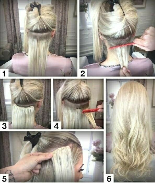 How to apply clip in hair extensions