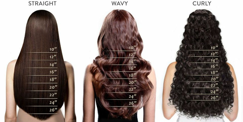 Wählen Sie Haarlänge