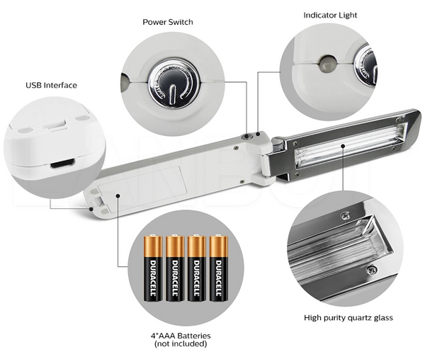 uv disinfection lamp uvc germicidal light sterilize coronavirus covid 19