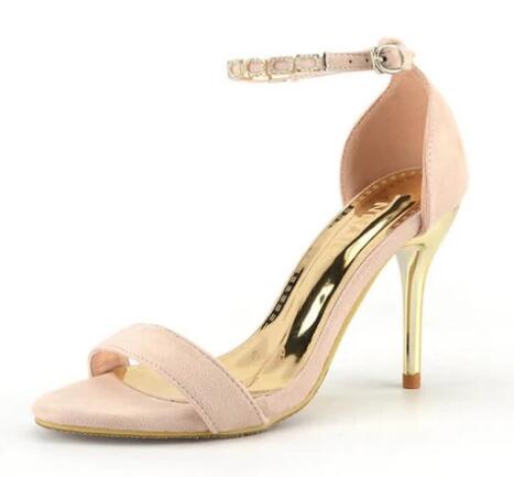 Size 4 heeled dress sandals for women