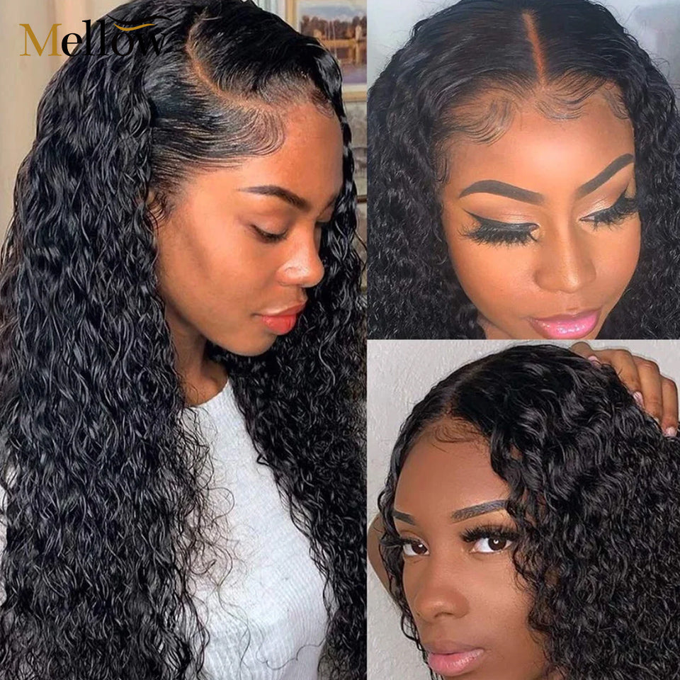 Curly Lace Front Human Hair Wigs
